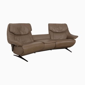 Malu 2-Seater Sofa in Brown Leather from Mondo