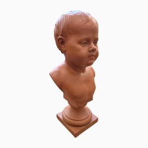 Terracotta Child Bust, 1960s