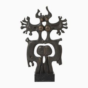 Roland Monteyne, Escultura abstracta, 1971, Bronce