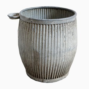 English Planter or Dolly Tub in Zinc, 1930s