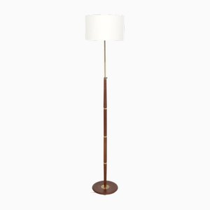 Danish Floor Lamp in Brass