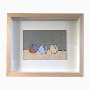 Lloyd Durling, Three Painted Forms I, 1950s, Technique Mixte sur Papier