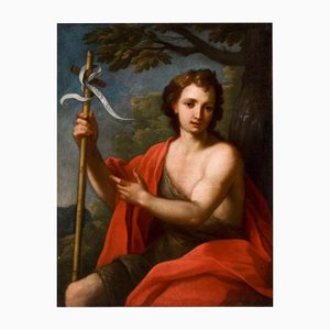 After Pietro Bianchi, Saint John the Baptist in the Desert, 1600s-1700s, Oil on Canvas