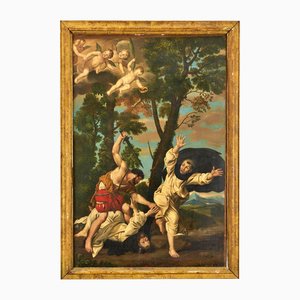 Italian School Artist after Domenichino, Martyrdom of St Peter, 18th Century, Oil on Canvas