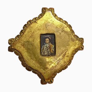 Artista spagnolo, Ritratto piccolo, 1800, Dipinto su rame