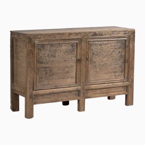 Small Antique Sideboard with Gray Patina, 1900s
