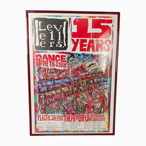 The Levellers Billboard Promo Poster Tanz vor dem Sturm 15 Jahre, 1990er