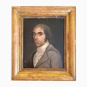Ritratto di Manuel Silvela e Garcia De Aragón, XIX secolo, Dipinto ad olio, Incorniciato