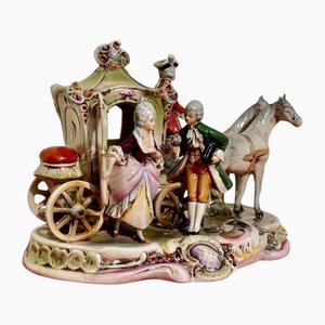 Porcelain Carriage from Gräfenthal, 1830s
