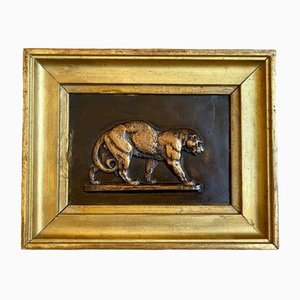 Copper Panther Basrelief nach Barye