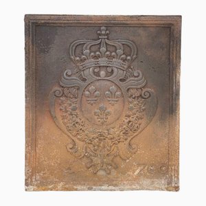 Cast Iron Fireplace Plate, 18th Century