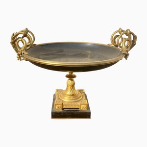 Taza Napoleón III de bronce y mármol