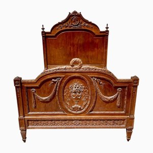 Louis XVI Style Carved Bed