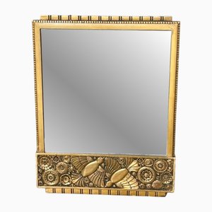 Art Deco Mirror in Gilded Wood