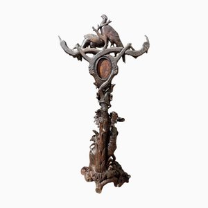 Garderobe mit Hund und Fasanen