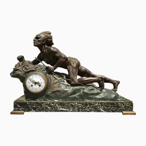 Art Deco Clock in Marble