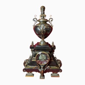 Black Marble Clock from Barrard & Vignon