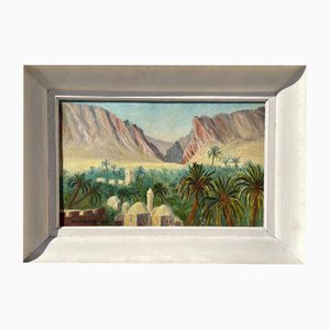 Dufraisse, Marokkanische Landschaft, Öl auf Leinwand