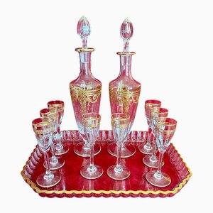 Crystal Liqueur Service, Set of 11