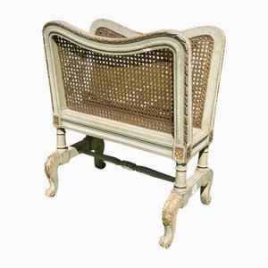 Laquered & Caning Magazine Rack