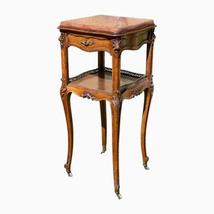 Louis XV Walnut Bedside Table