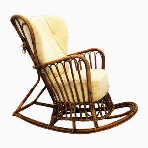 Rocking Chair Vintage par Paolo Malchiodi, Italie, 1950s