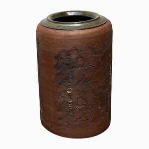Mid-Century German Brutalist Studio Pottery Floor Vase by Elly & Wilhelm Kuch, 1960s