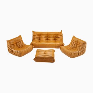 Togo Set by Michel Ducaroy for Ligne Roset, France, 1970s, Set of 4