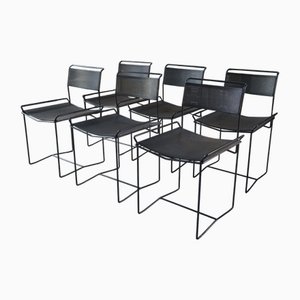 20th Century Design Perforated Steel Chairs, 1950s, Set of 6
