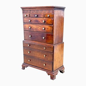 18th Century Georgian Miniature Tallboy Chest on Chest, 1760s