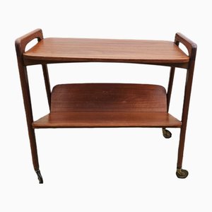 Vintage Teak Rolling Trolley from Opal Kleinmobel, 1960
