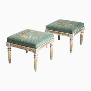 Set of Louis XVI Stools, Late 18th Century