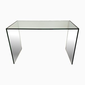 Glass Janus T Desk by Helmut Koppenhagen for Triangle Design, 1990s