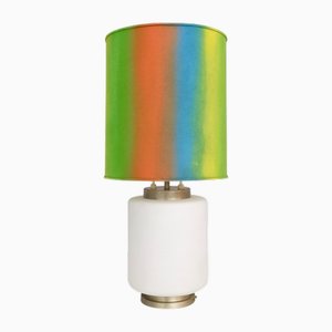 Lampada da tavolo vintage in vetro di Stilnovo, anni '60