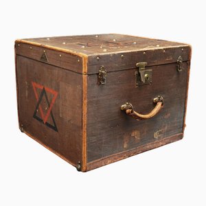 Travel Trunk by Master Saddler Carl Ludwig Franck, Frankfurt, 1890s