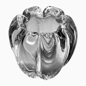 Grace Stella Polaris Crystal Glass Vase by Vicke Lindstrand for Orrefors