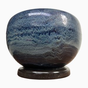 ​Japanese Glazed Ceramic Plant Stand, 1960s