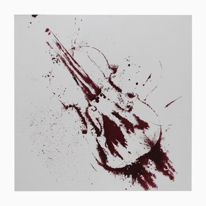 Fernandez Arman, Violín, Impresión en vidrio de seguridad