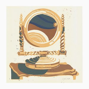 Barbara Keidel, Dresser with Mirror, Print