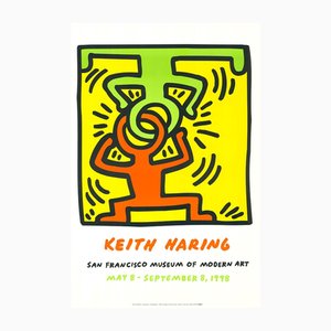 Headstand Exhibition Poster after Keith Haring