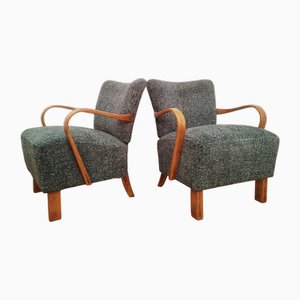 Set of H 237 Armchairs by J. Halabala for Up Závody, 1960s