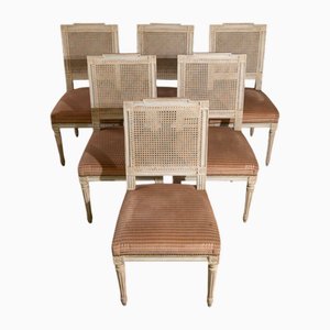 Vintage Louis XVI Chairs, 1960s, Set of 6