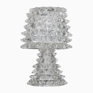 Italienische Tischlampe aus Glas, 1970er