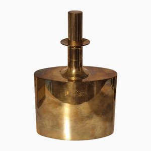Schwedischer Vintage Glaskolben aus vergoldetem Messing von Pierre Forssell, 1890er
