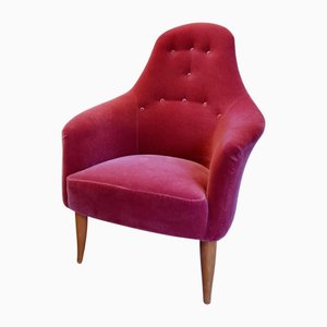 Antiker Sessel von Kerstin Hörlin-Holmquist für Nordiska Kompaniet, 1890er