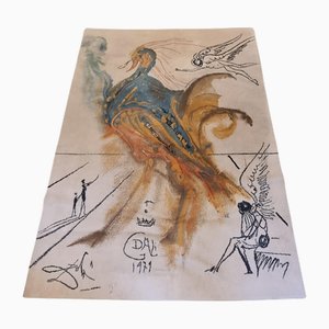 Rug after Salvador Dali from Ege Axminster, Denmark