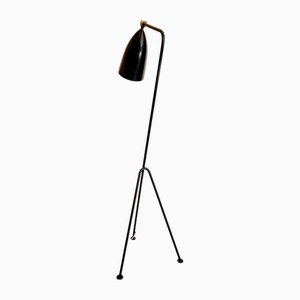 Midcentury Modern Grasshopper Lamp by Greta Grossman, 1950s