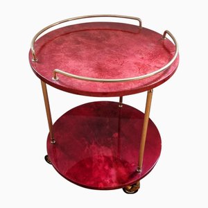 Vintage Italian Bar Cart by Aldo Tura, 1950s