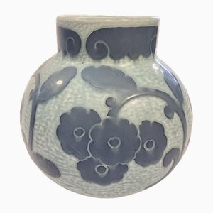 Art Nouveau Sgraffito Vase by Josef Ekberg for Gustavsberg, Sweden, 1920