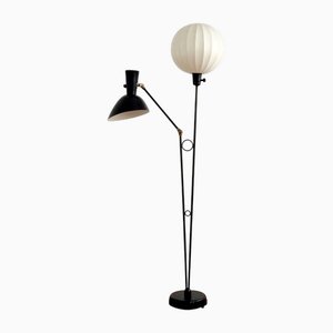 Skandinavische Moderne Mid-Century Stehlampe von Hans Bergström, 1960er